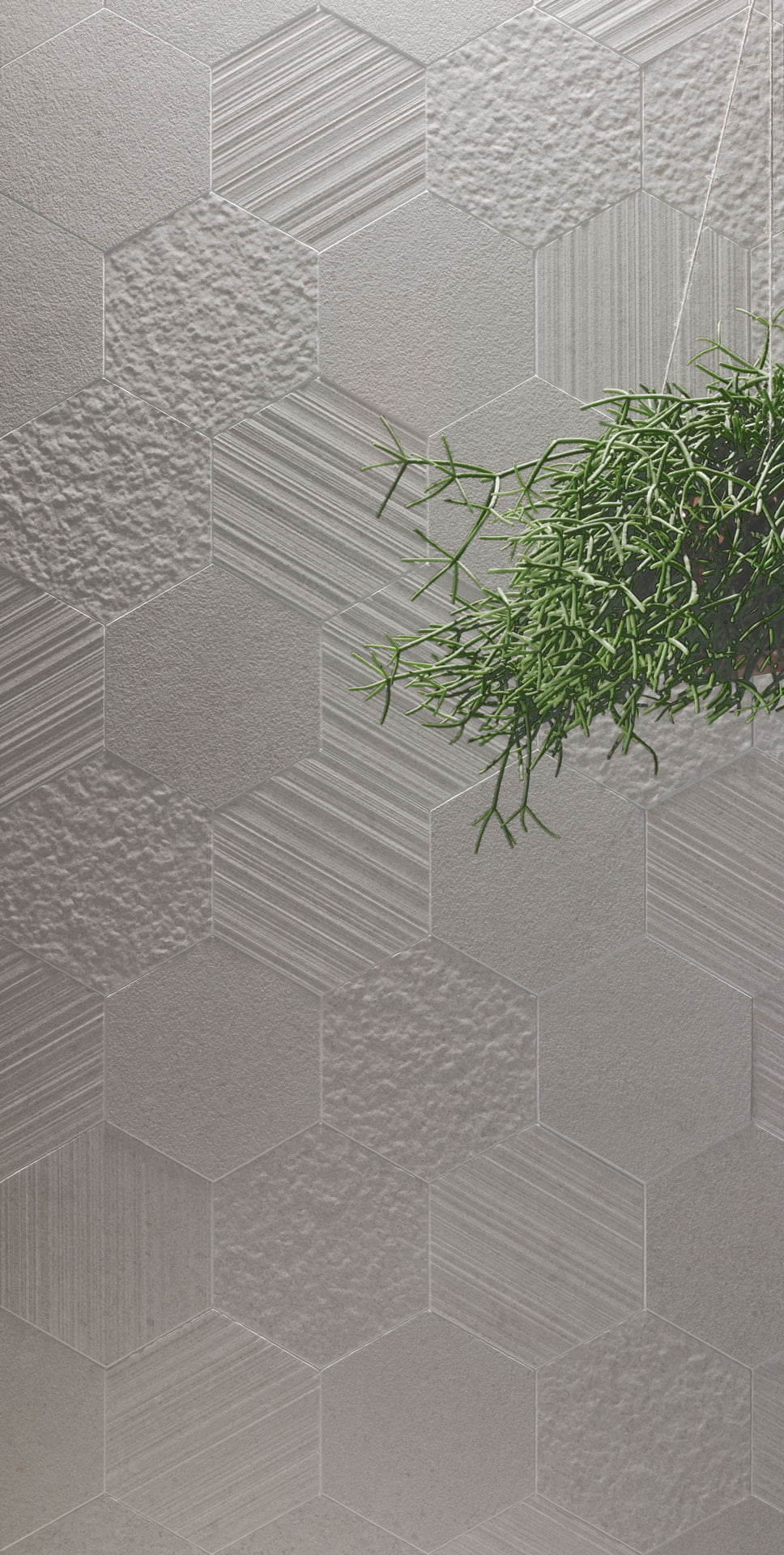 Esagona Otto Mix Bianco 22,5x19,5 9"x8"