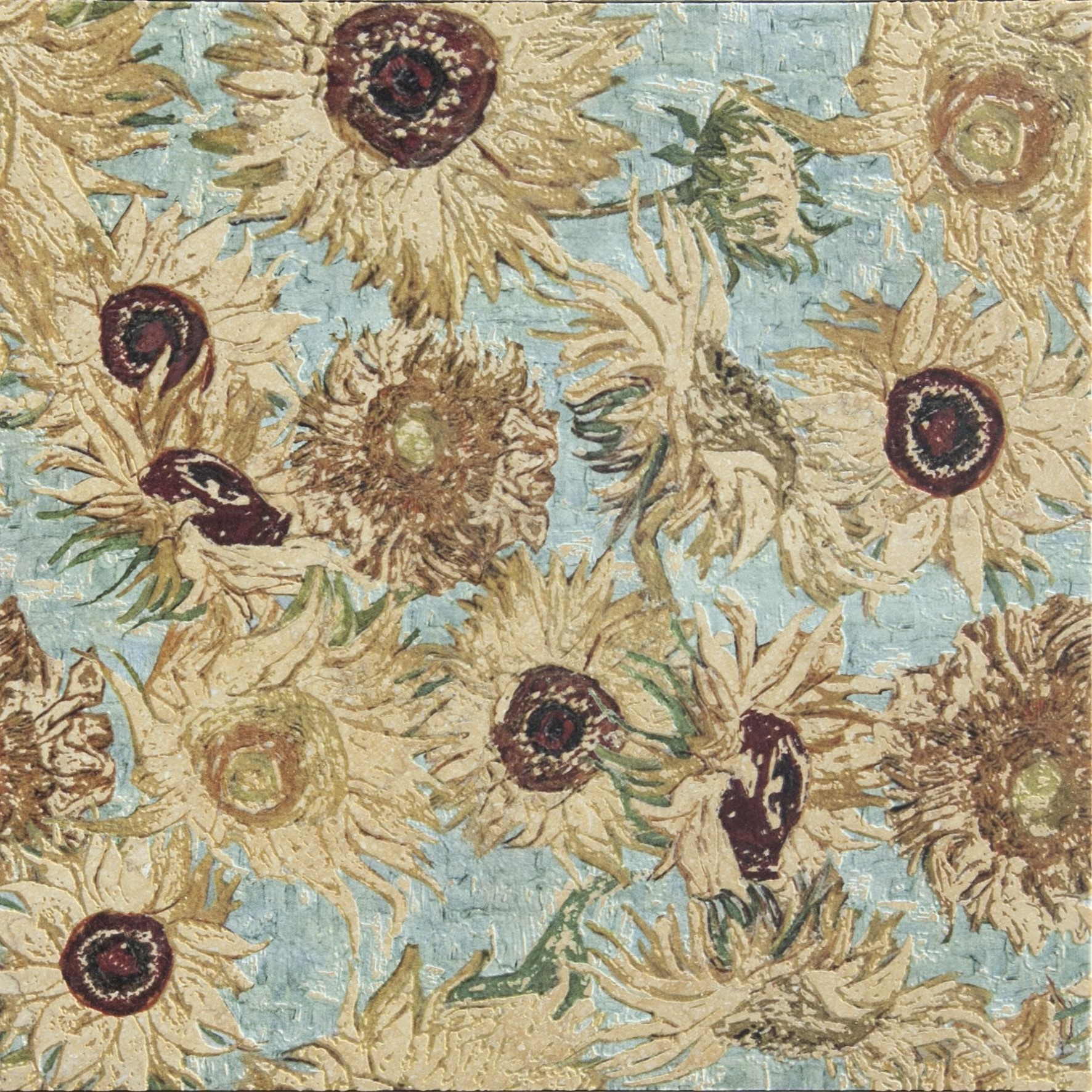 SUNFLOWERS Cm 40x40x1 Giallo Atlantide