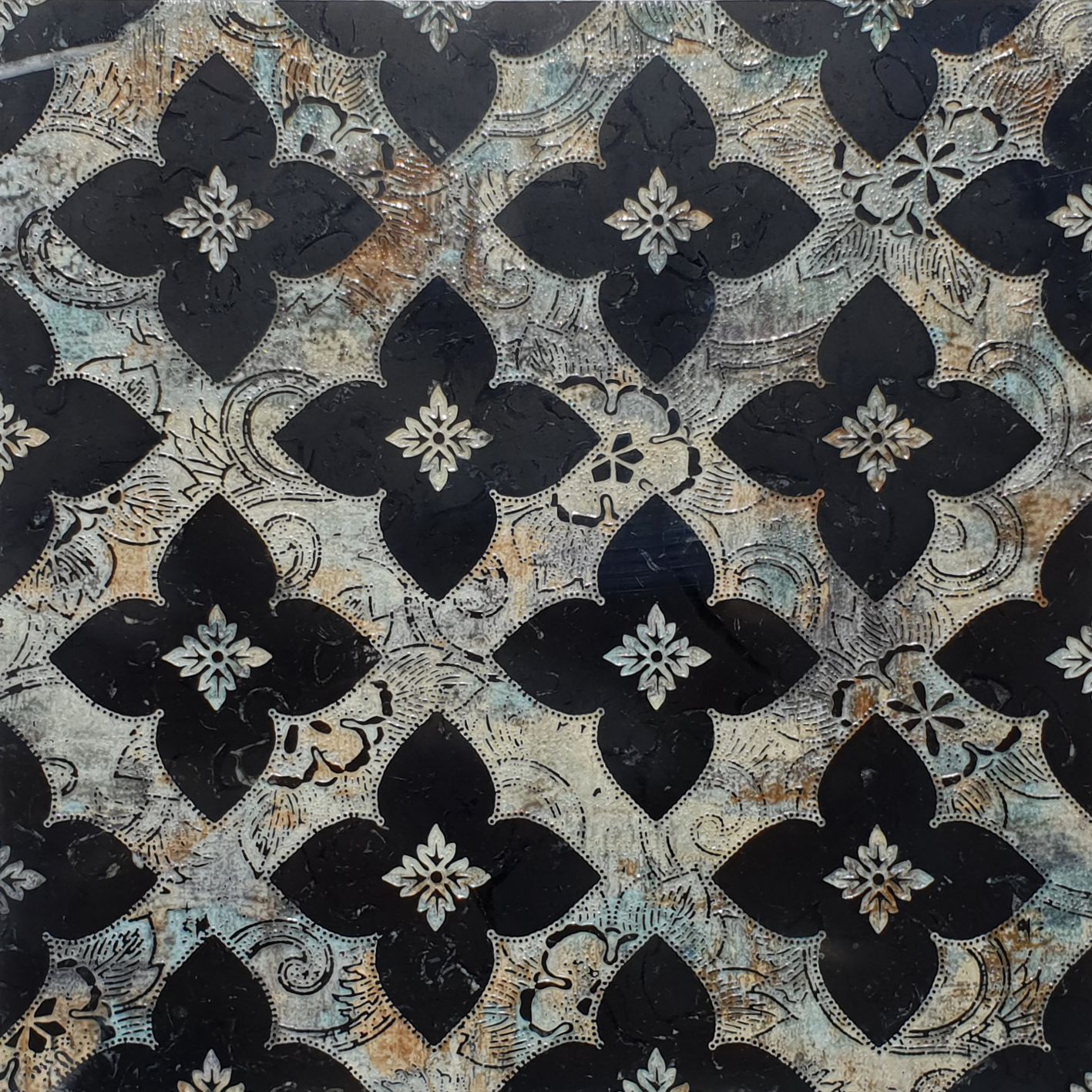 SIDUS N NERO MARQUINIA MULTICOLOR DIM.CM.80X80X1