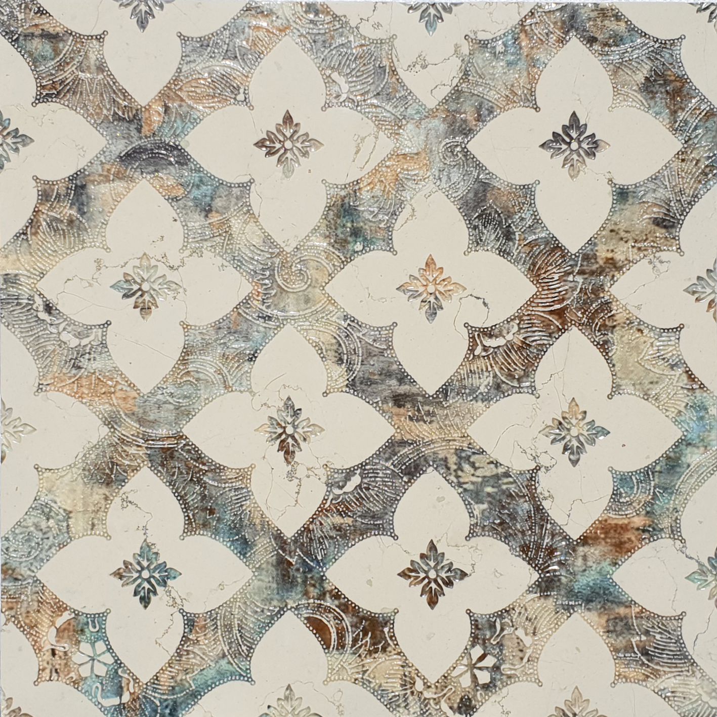 SIDUS N BIANCONE MULTICOLOR DIM.CM.80X80X1