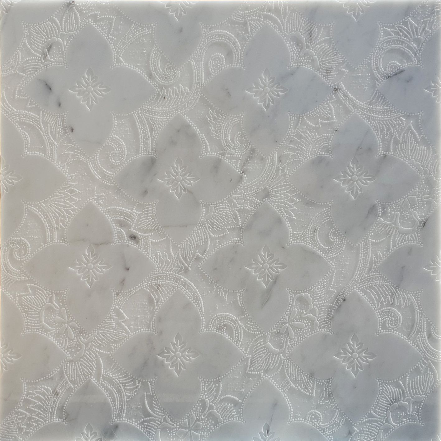 SIDUS LN BIANCO CARRARA DI.CM. 80X80X1