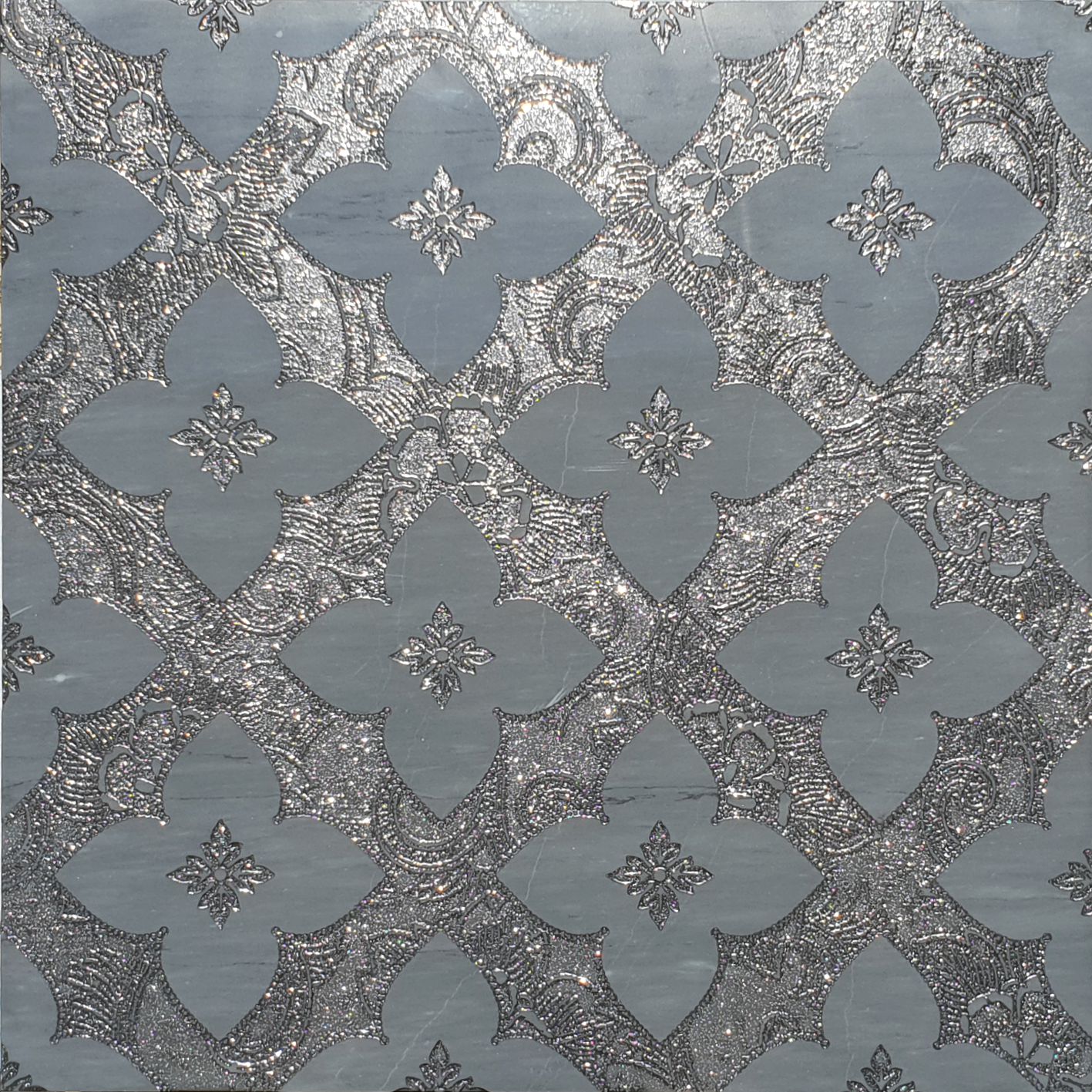 SIDUS OLD S BARDIGLIO OLD SILVER POWDER DIM.CM. 80X80X1