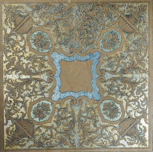 AÃˆRAS T CM 40X40X1 TRAVERTINO CL. SILVER