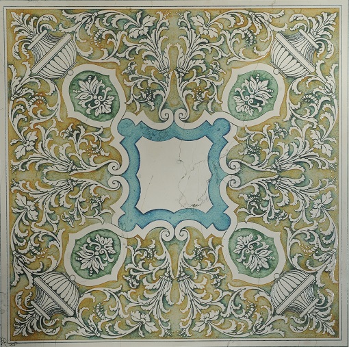 AÃ¨RAS N CM 40X40X1 BIANCONE MULTICOLOR