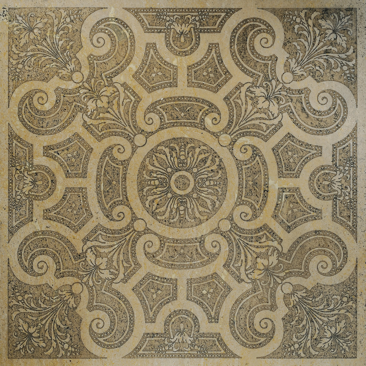 ÈNIA OLD Cm 40x40x1 Travertino Classico