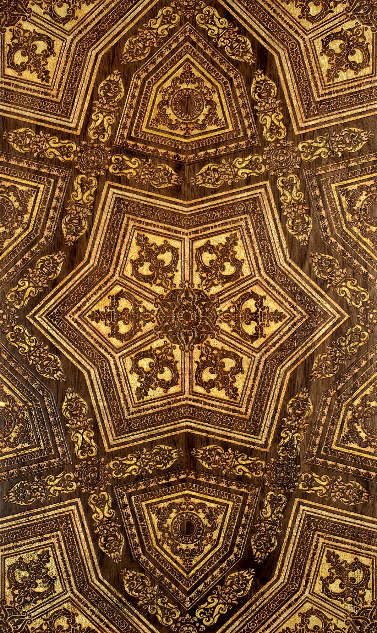 ÈNIGMA TS Cm 30,5x52,8x2 Noce Gold