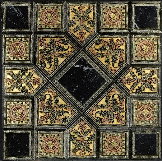 TòNOS T CM 40X40X1 N.MARQUINIA GOLD