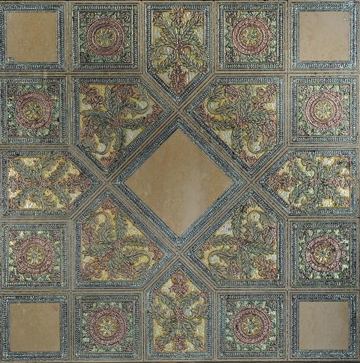 TòNOS T CM 40X40X1 TRAVERTINO CLASSICO SILVER