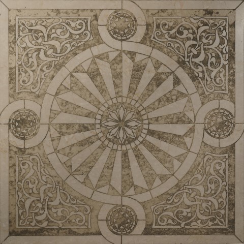 CATTEDRALE M1021 CM 40X40X1 BOTTICINO