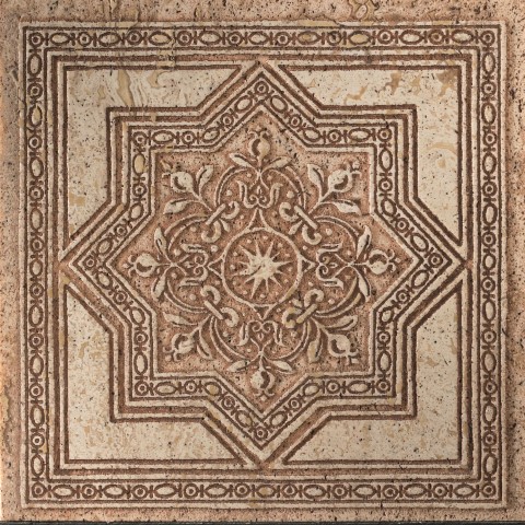 DOMUS M1064 CM 14,8X14,8X1 TRAVERTINO CLASSICO