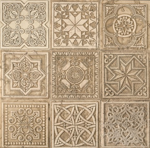CLASSICO 9 INSERTI CM 9,8X9,8X1 BOTTICINO