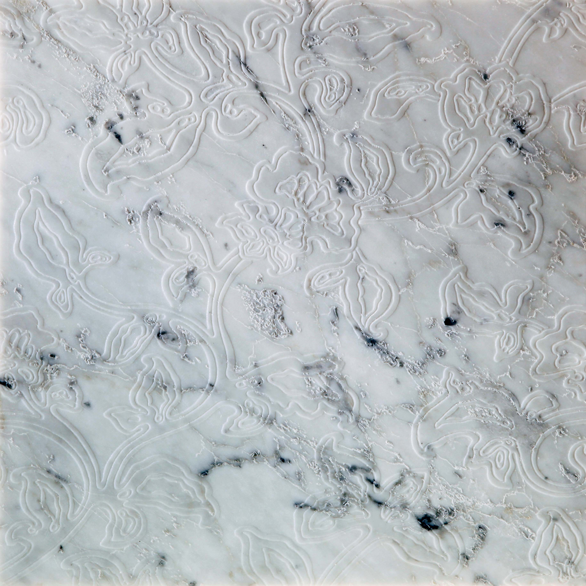 DHANZA LN Cm 40x40x1 Bianco Carrara