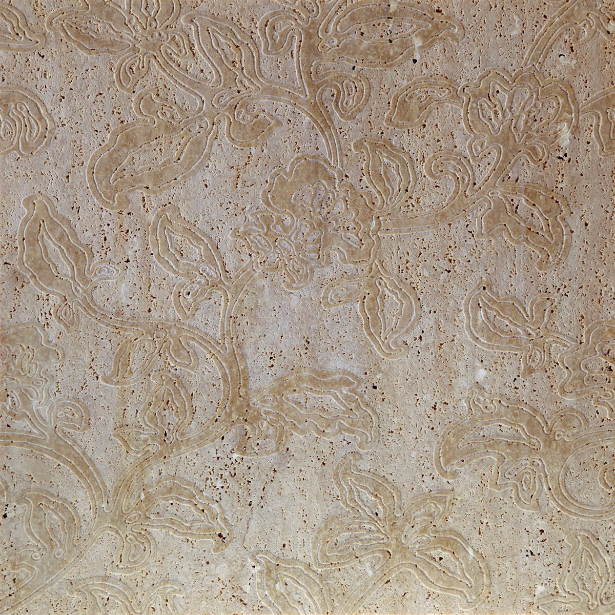 DHANZA LN Cm 40x40x1 Travertino Classico