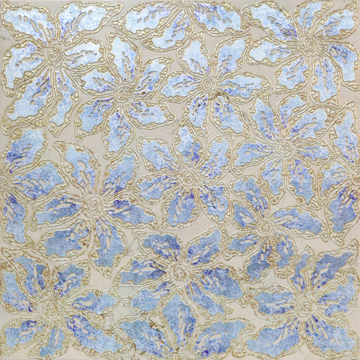 HETEREA TS Cm 40x40x1 Biancone Silver