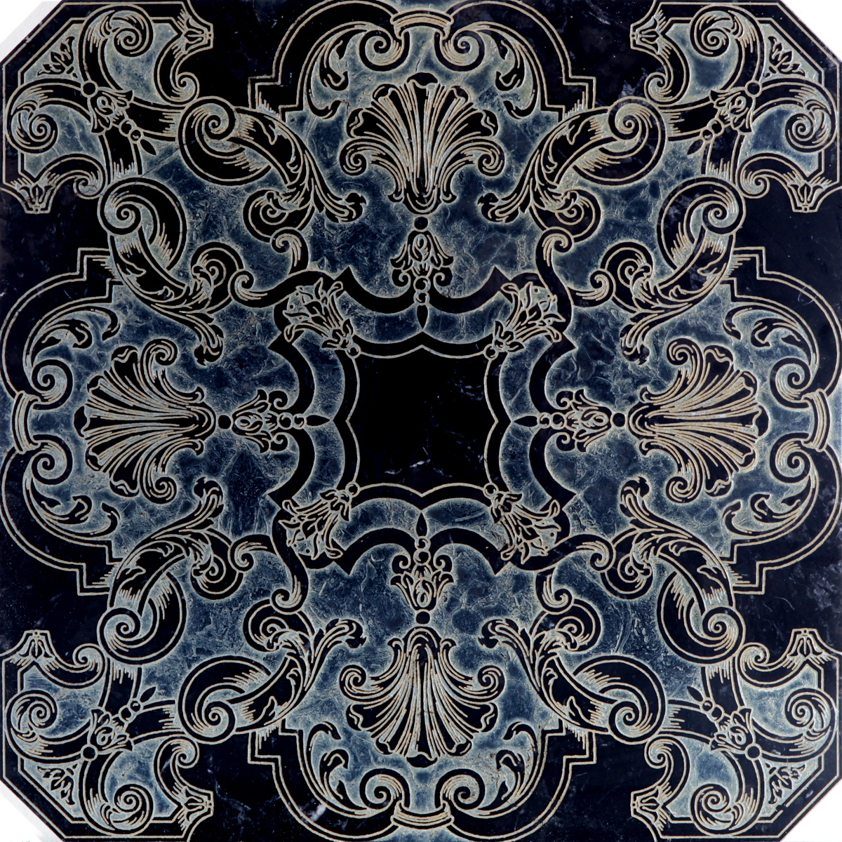 HOPUS OLD Cm 40x40x1 Nero Marquinia