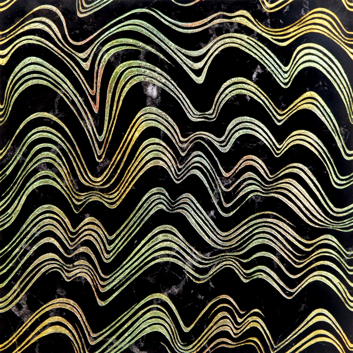 MHAGIA T Cm 40x40x1 Nero Marquinia Gold
