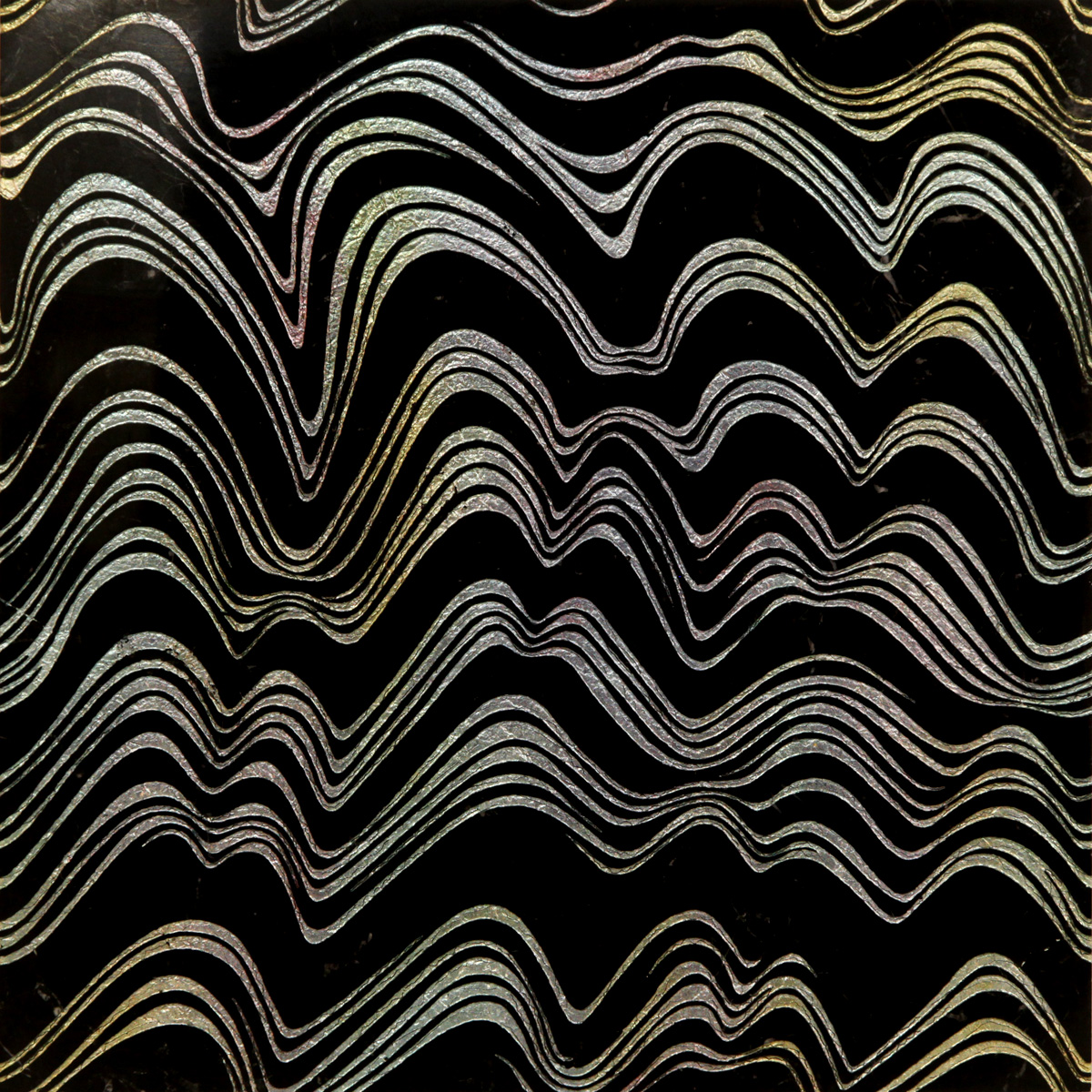 MHAGIA T Cm 40x40x1 Nero Marquinia Silver