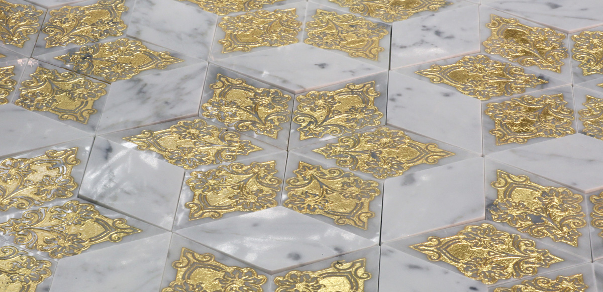 PHORMA T3D Bianco Carrara Gold
