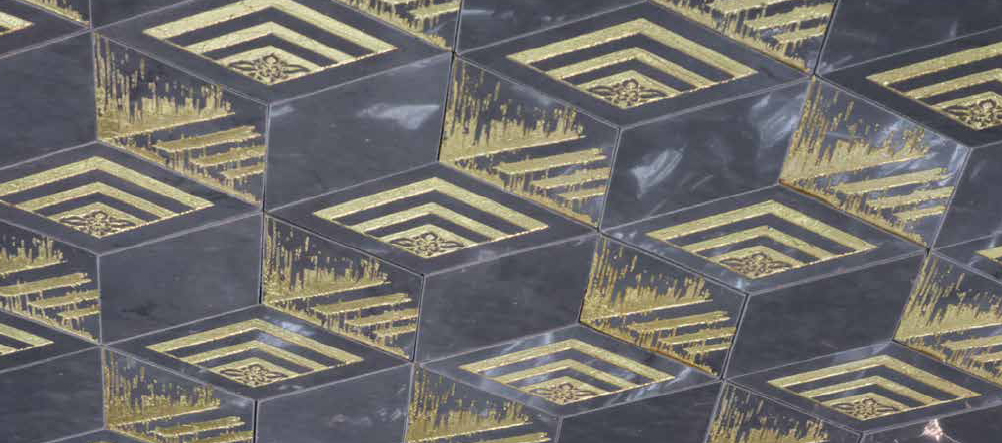QUBHO T3D Bardiglio Gold