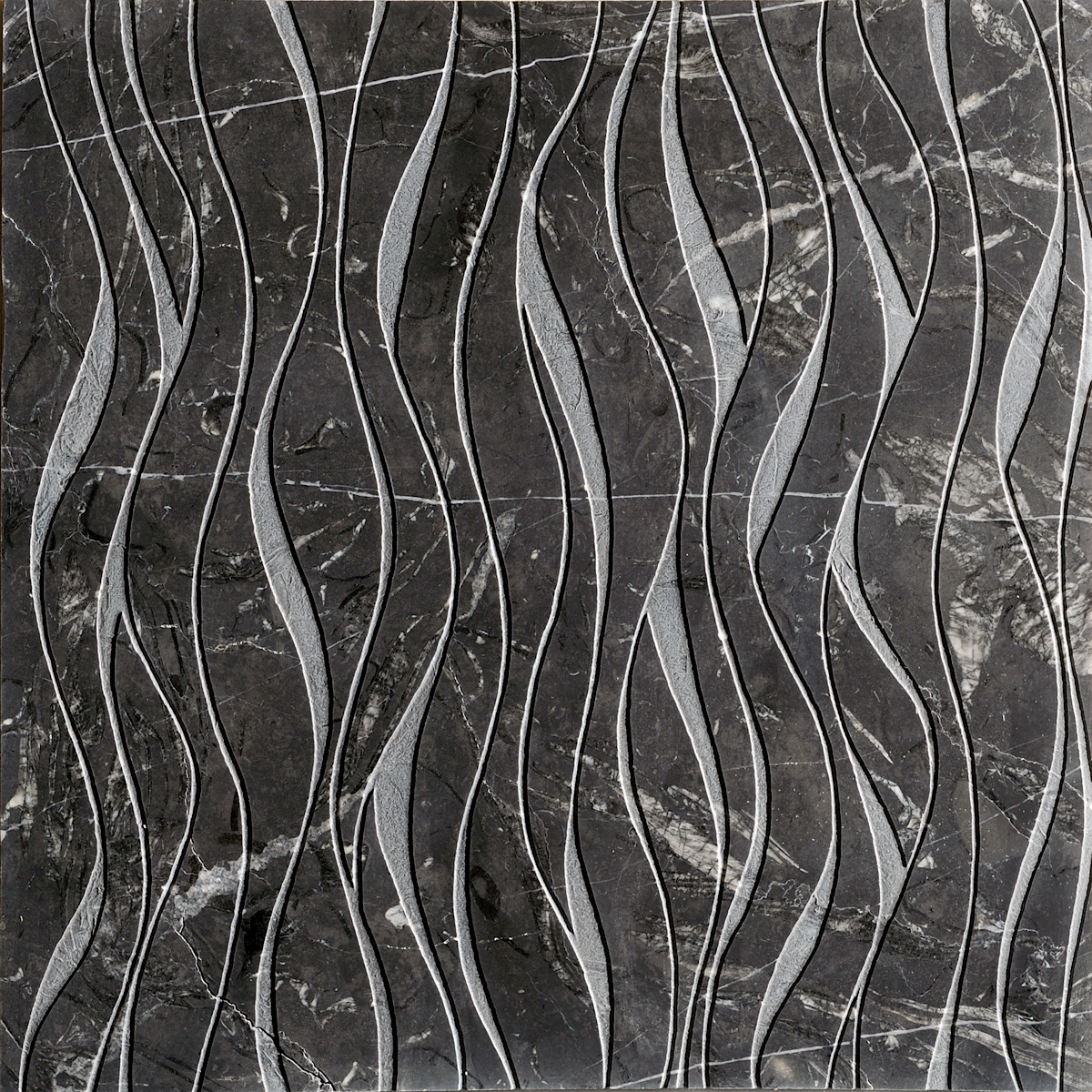 CHOROS LN Cm 30,5x30,5x1 Nero Marquinia Naturale