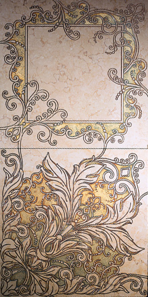 ANIMA T 400 x 400 x 10 mm GIALLO ATLANTIDE Gold