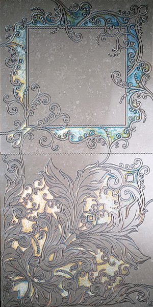 ANIMA T 400 x 400 x 10 mm BARDIGLIO Silver