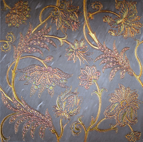 INFINITO T CM 40 x 40 x 1 Bardiglio Gold