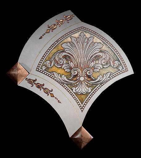 PASSIONE T3D 325 x 360 x 10 mm Biancone Gold
