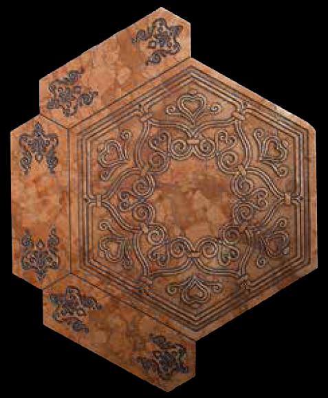 SINTESI OLD 250 x 315 x 10 mm Rosso Asiago