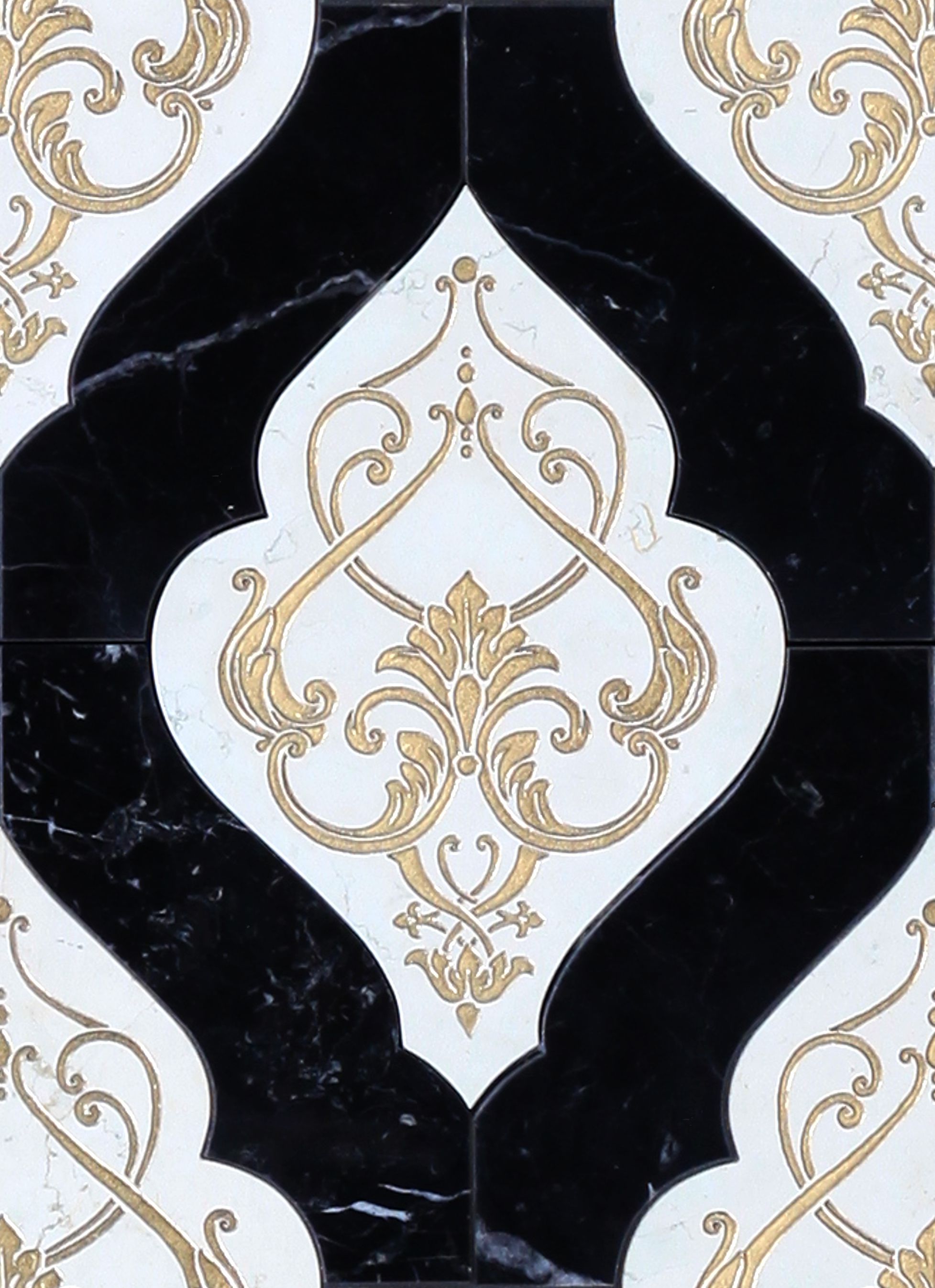 CALLIOPE BIANCONE - GOLD NERO MARQUINIA  DIM.CM. 27X37X1