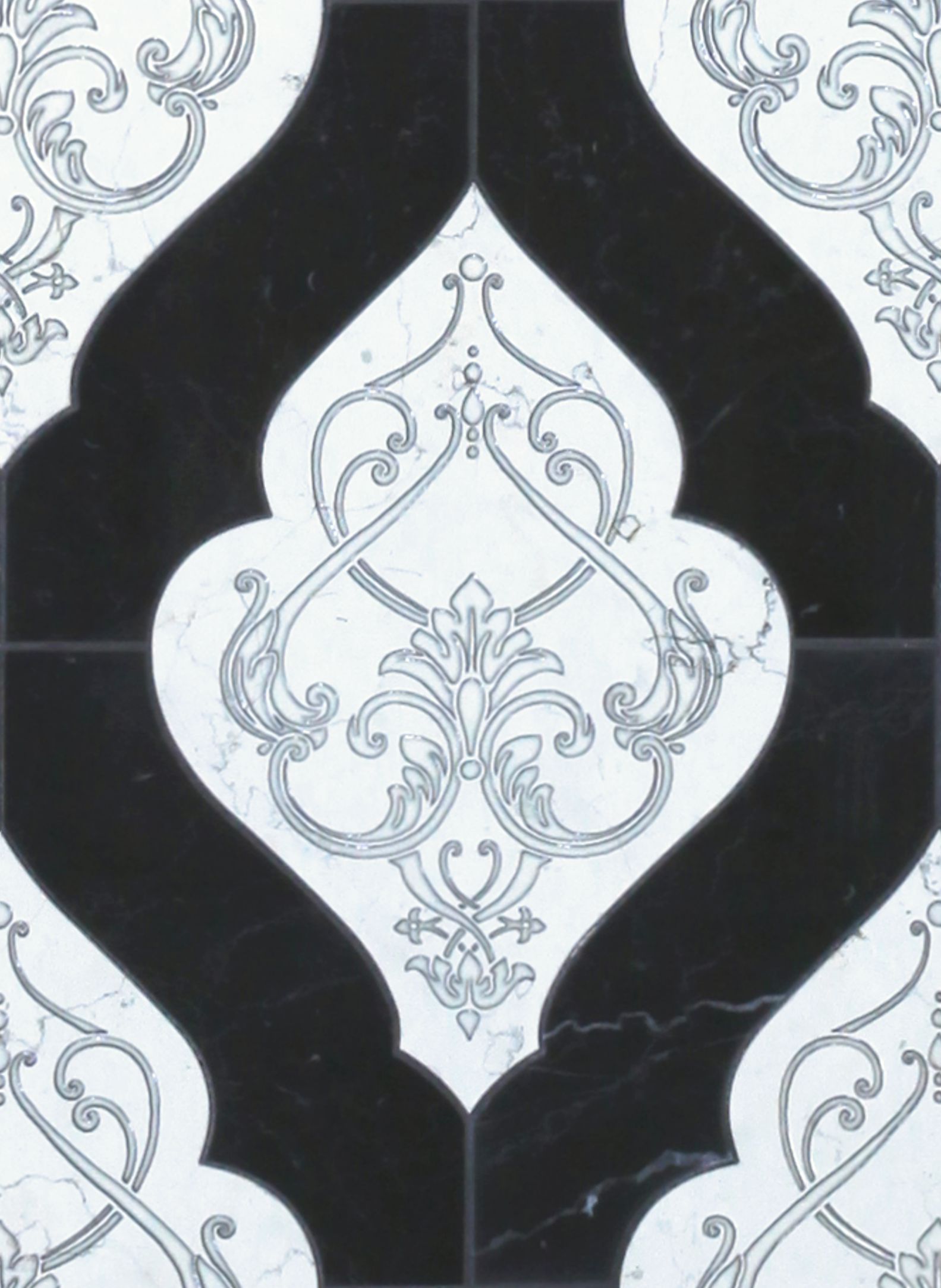 CALLIOPE BIANCONE - GREY NERO MARQUINA DIM.CM. 27X37X1