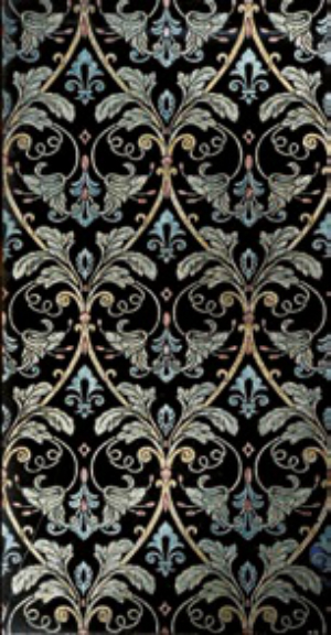 ALCIONE T Cm 30.5x61x1 Nero Marquinia Silver
