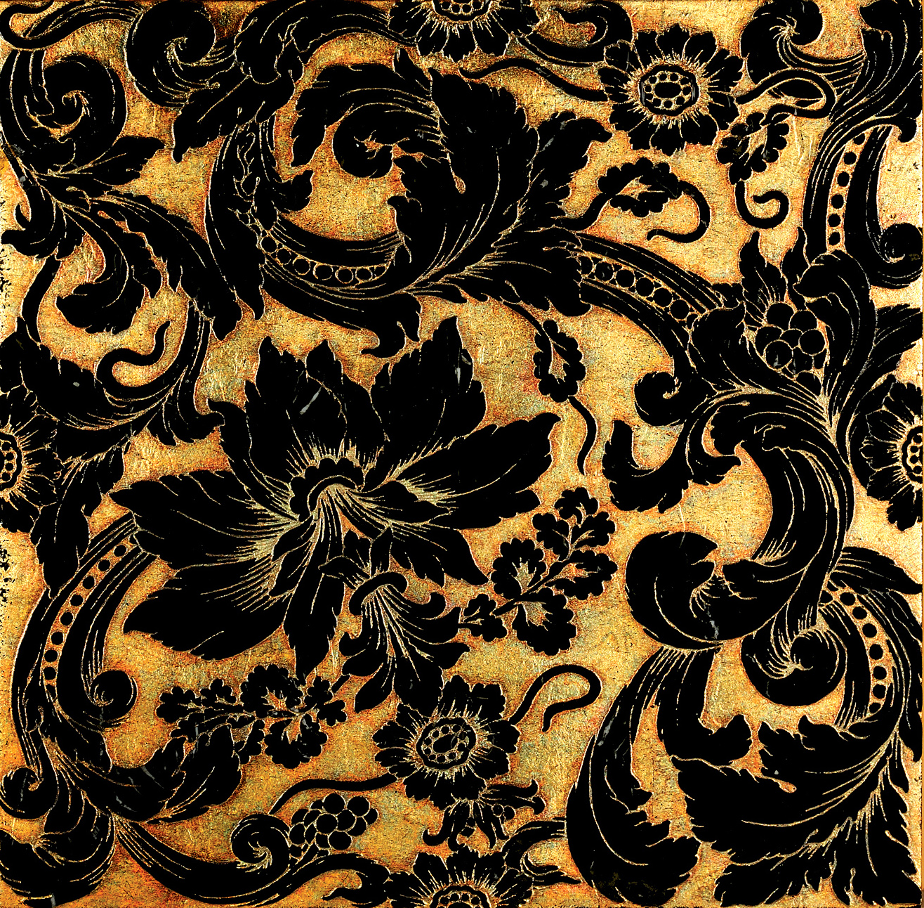 ALGEDI T Cm 40x40x1 Nero Marquinia Gold