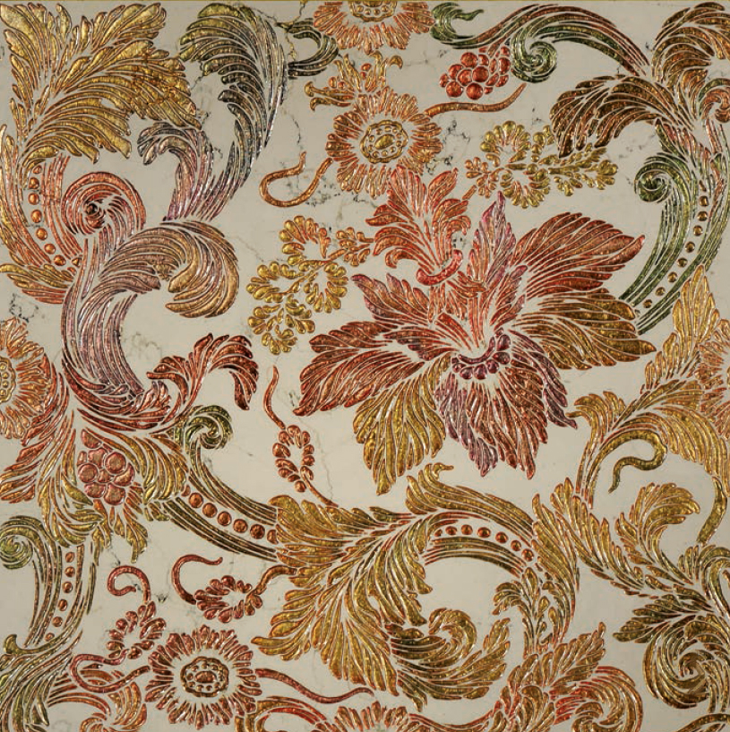 ALGEDI S Cm 40x40x1 Biancone Gold
