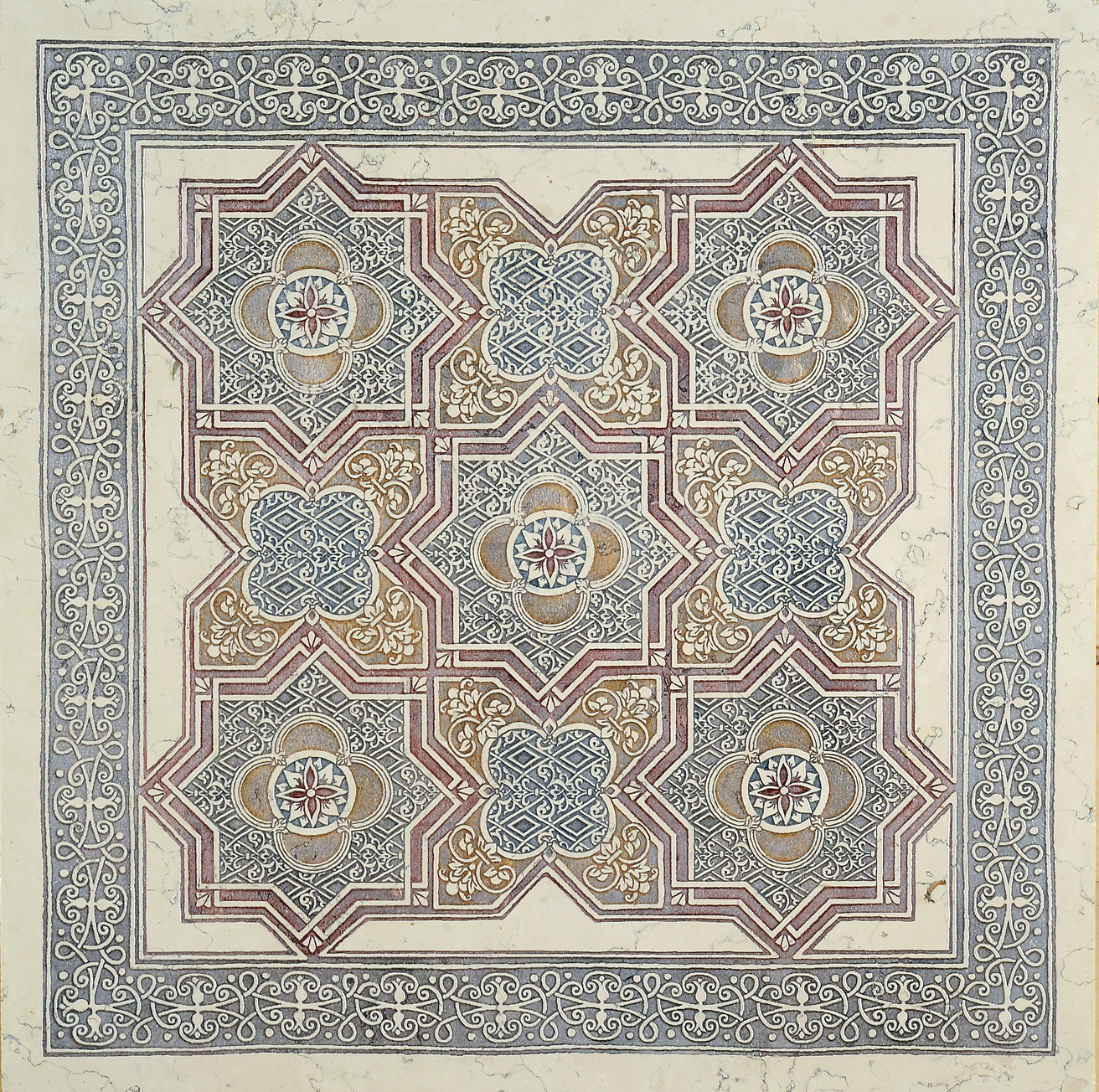 ATLAS T Cm 40x40x1 Cm 61x61x2 Biancone Silver