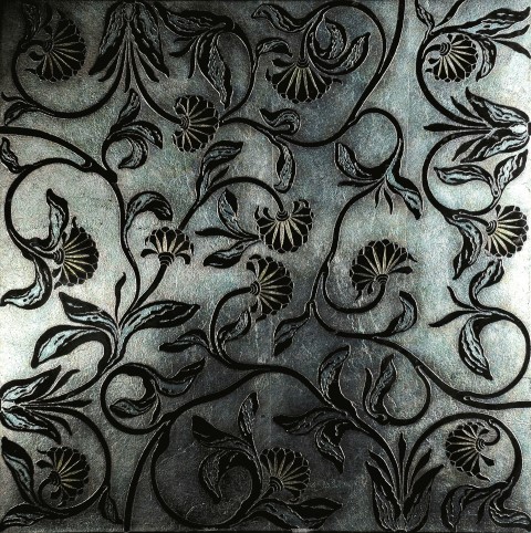 HAMAL T CM 61X61X2 NERO MARQUINIA SILVER