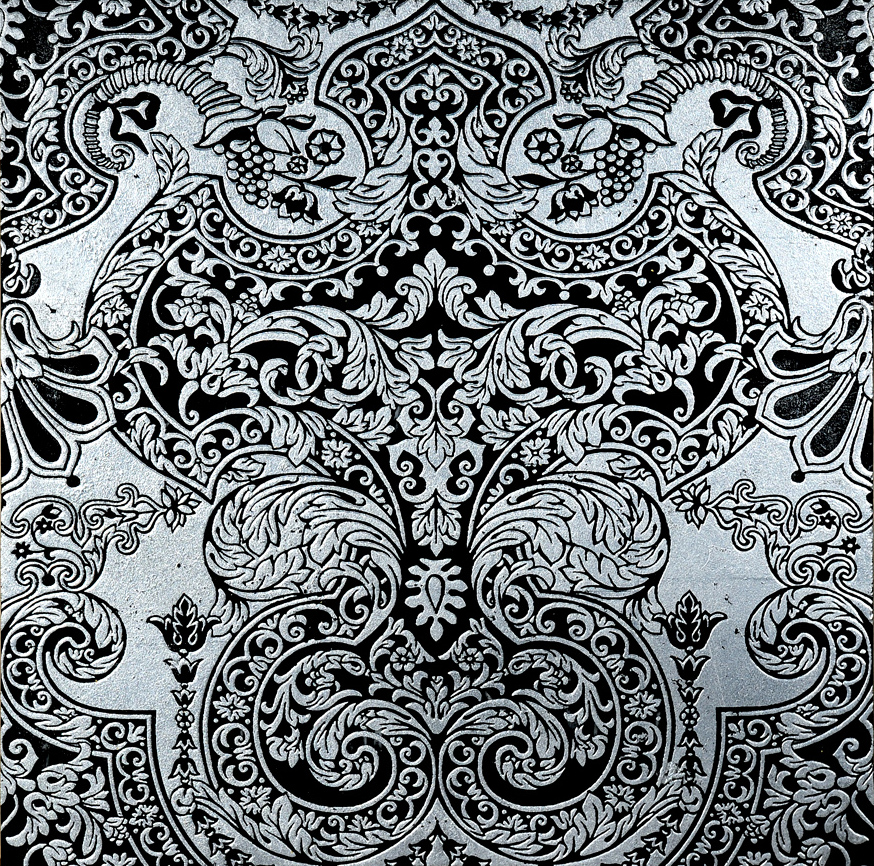 MEROPE TST Cm 40x40x1 Nero Marquinia Silver