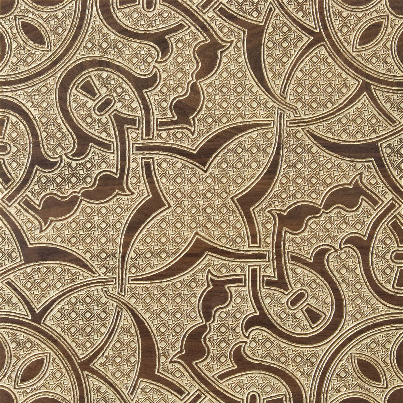 MIRA T cm 40x40x2 noce gold