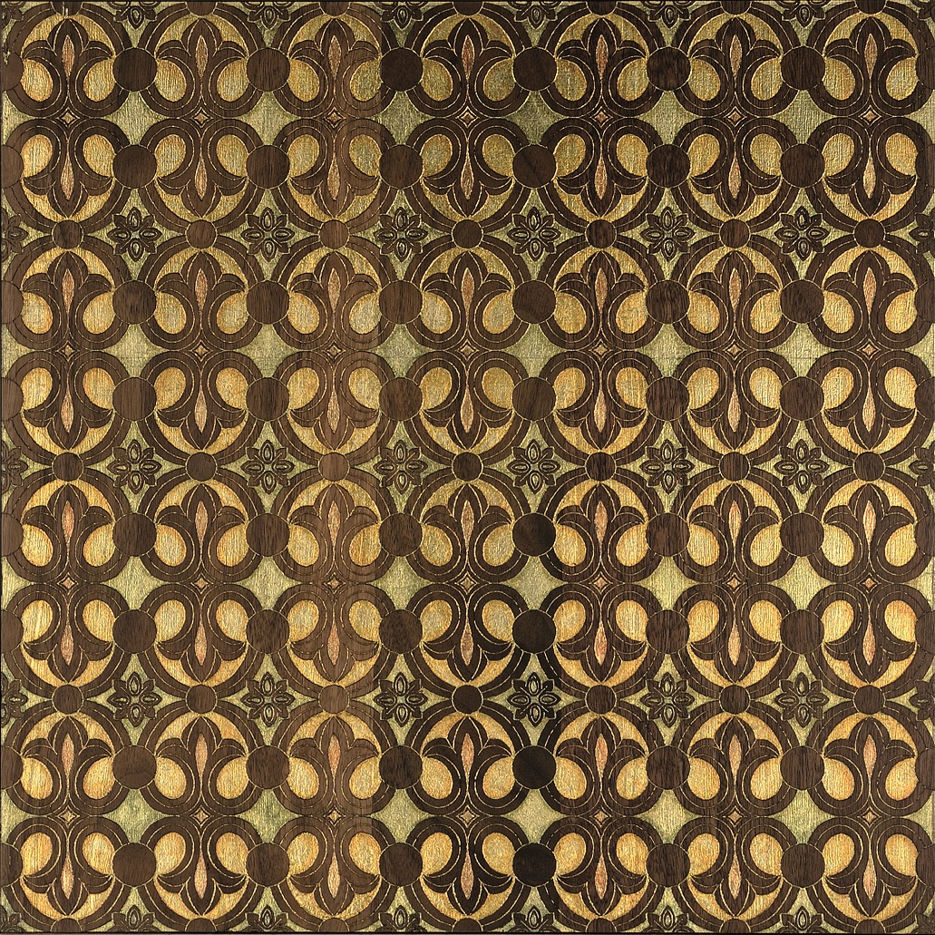 PALEOS T cm 40x40x2 noce gold