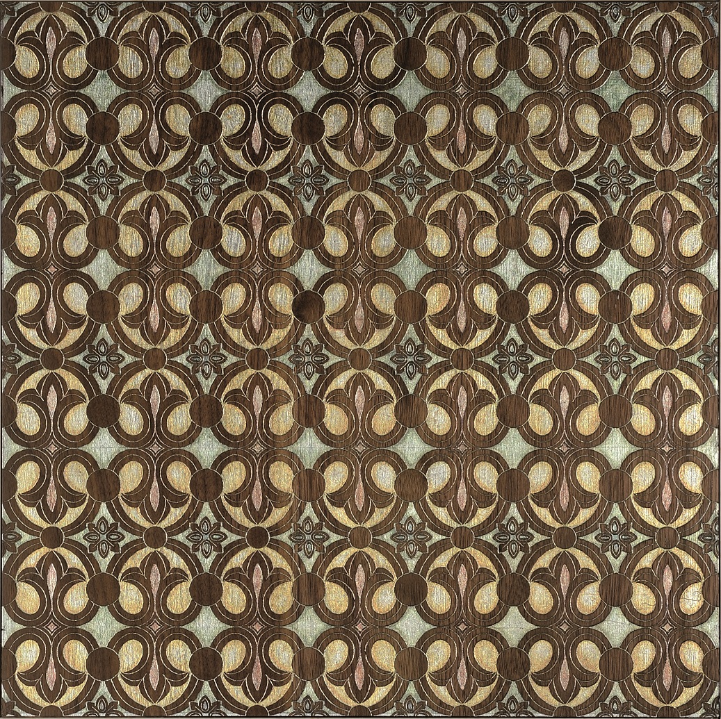PALEOS T cm 40x40x2 noce silver