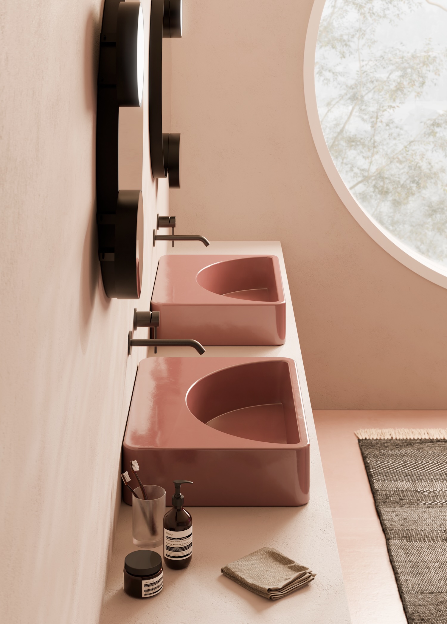 Lavabo Lunaris 61x45