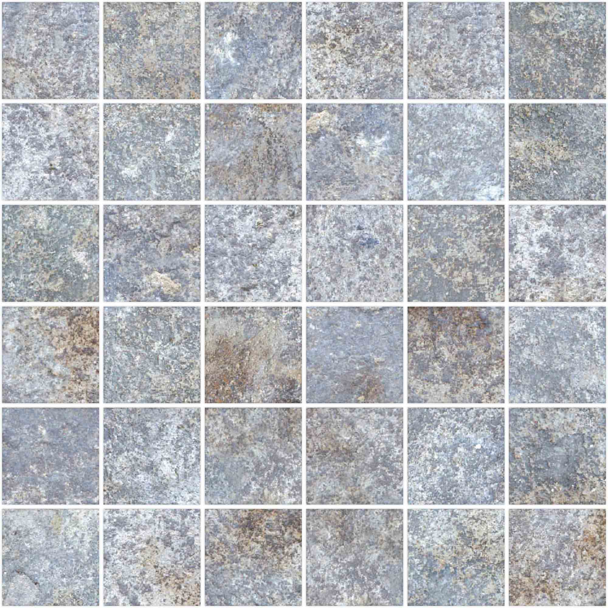 Covadonga Blue Nat Mos 5X5 30X30