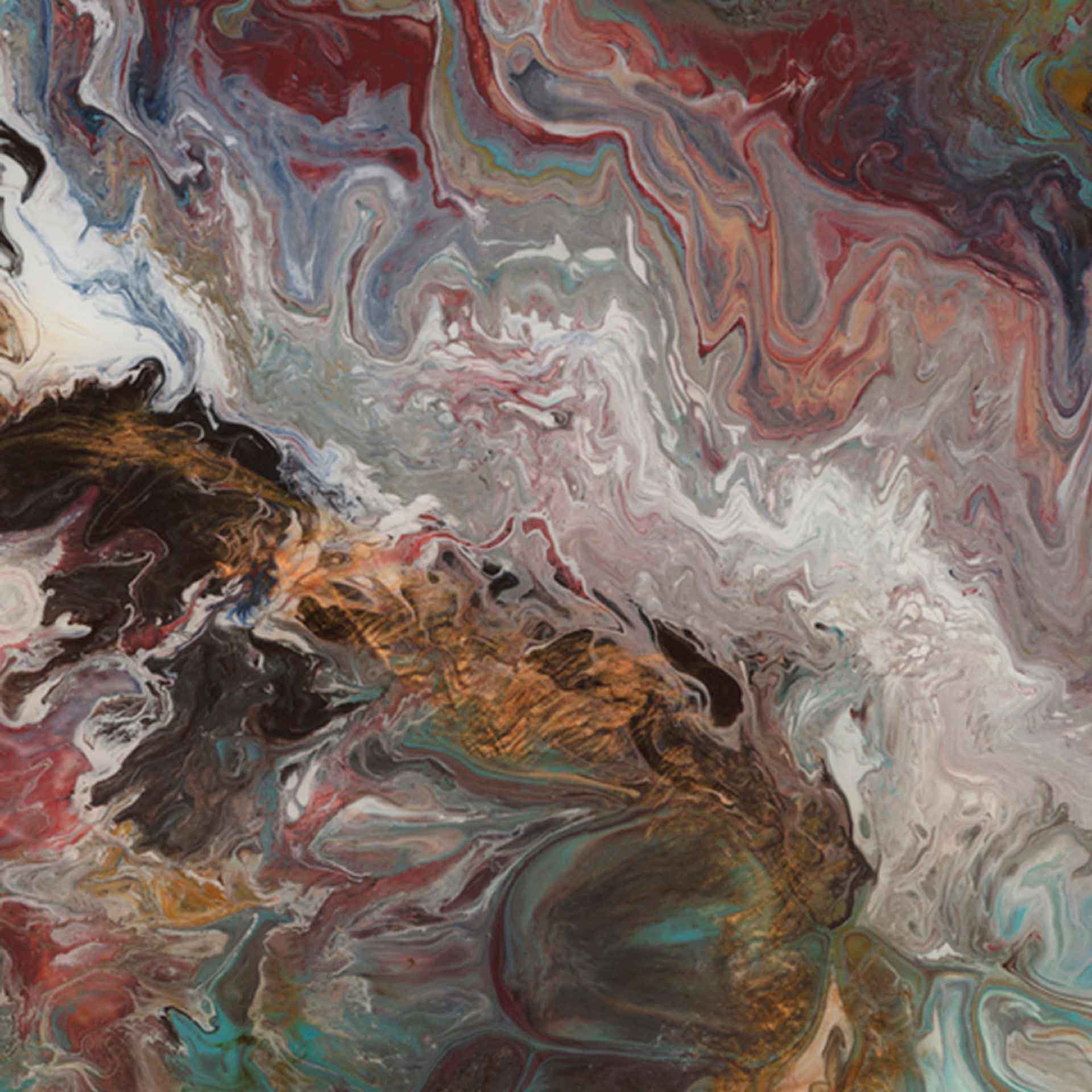Fluid Multicolor Natural 90X90
