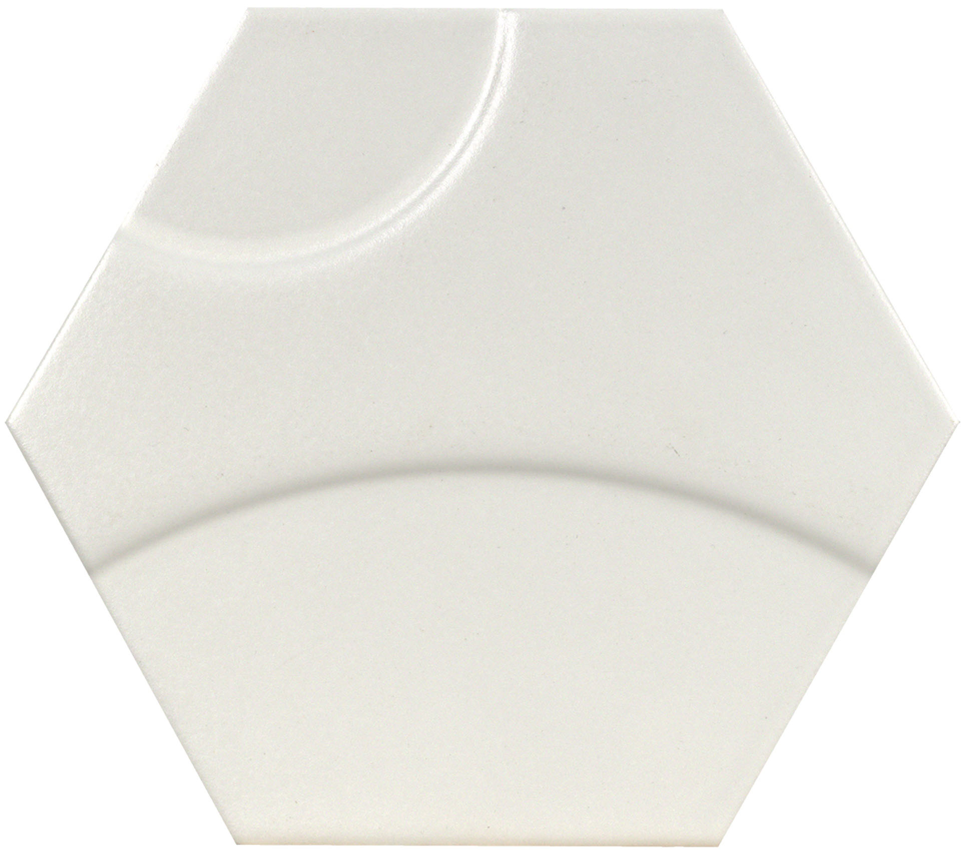 Intuition White Wave Hexagon Hex 25X30