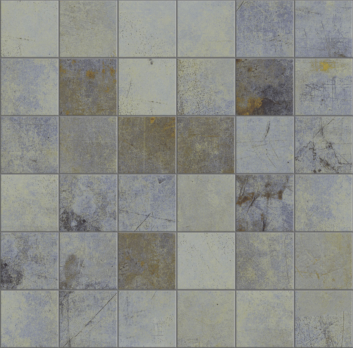 Lamiere Blue Nat Mos 5X5 30X30