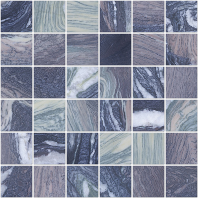Luna Multicolor Nat Mos 5X5 30X30