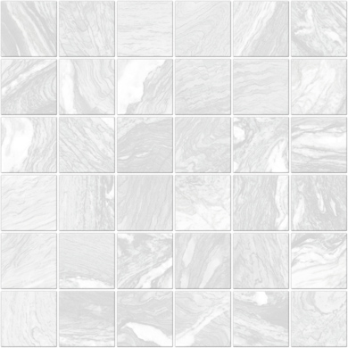 Luna White Nat Mos 5X5 30X30