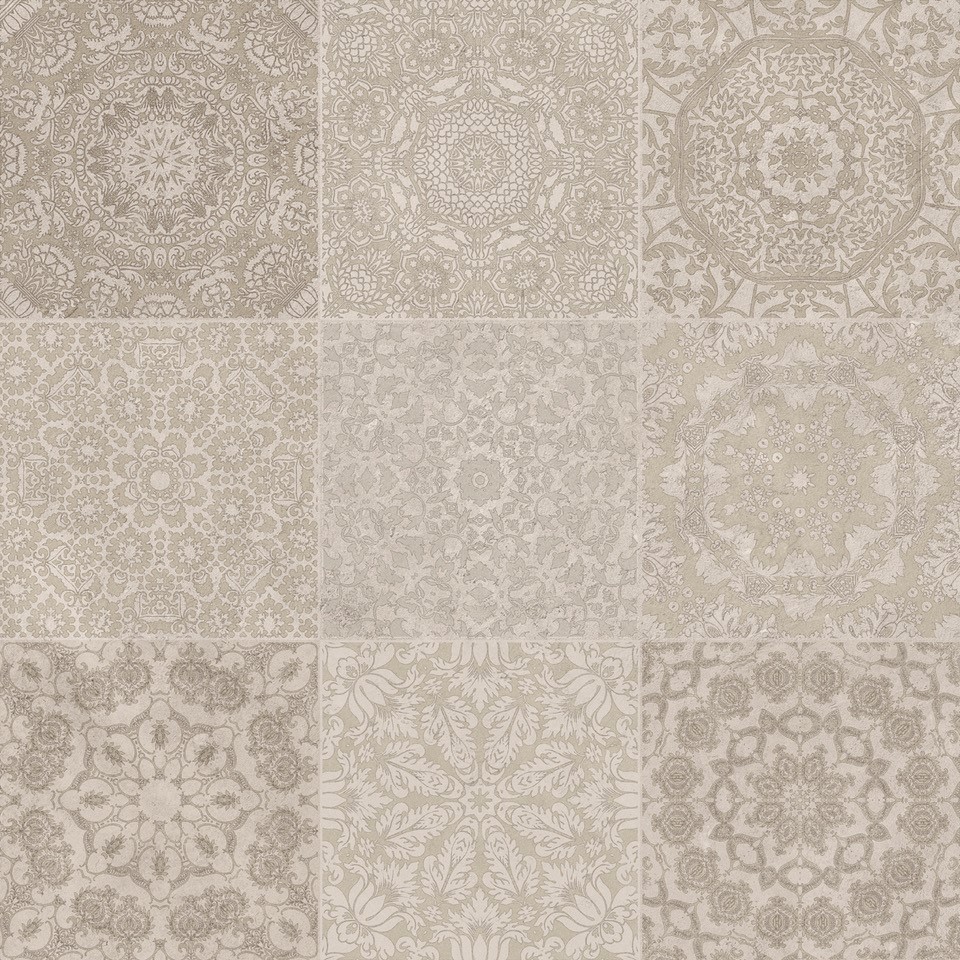 Mandala Beige Pre-Scored-20 60X60