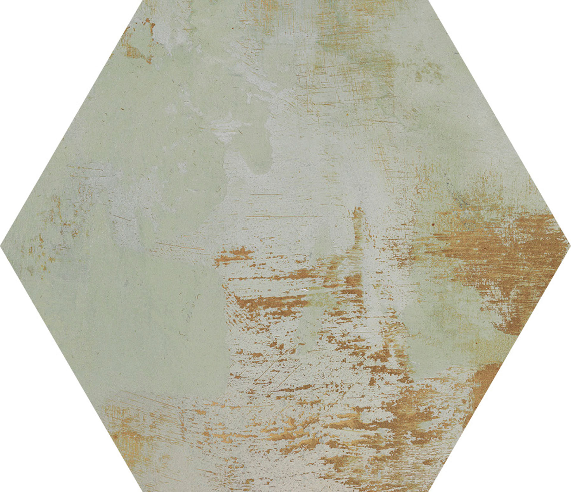 Mood Green Natural Hexagon Hex 25X30