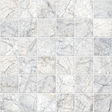 Riverwash White Nat Mos 5X5 30X30